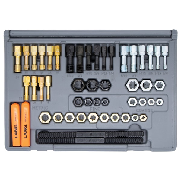 48pc SAE & MET THREAD RESTORER KIT